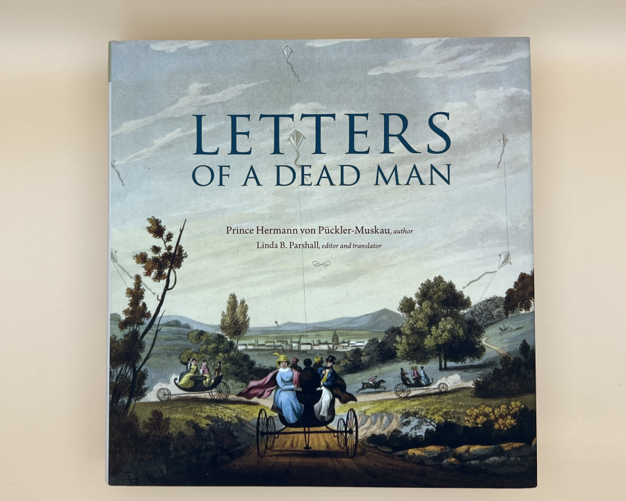 Die Titelseite vom Buch Letters of a dead man.