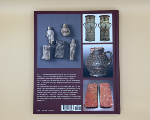 Die Rückseite vom Buch Keramik im häuslichen und repräsentativen Gebrauch.
