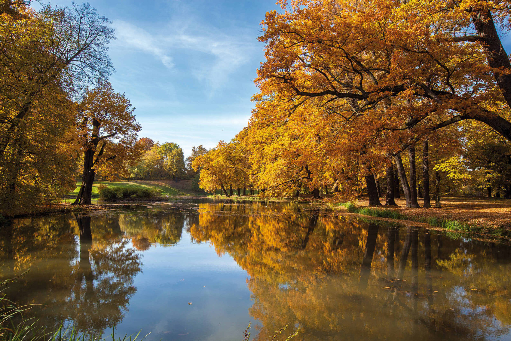 Der Eichsee im Herbst