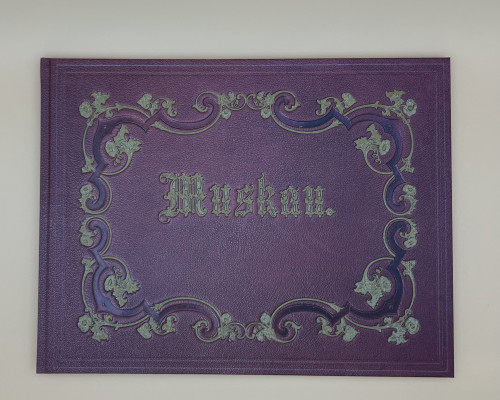 Die Titelseite vom Buch Ansichten aus dem Park zu Muskau.