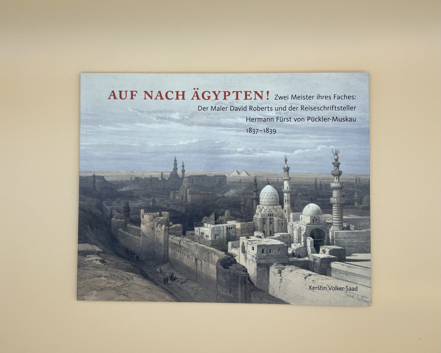 Die Titelseite vom Buch Auf nach Ägypten von Dr. Kerstin Volker-Saad.
