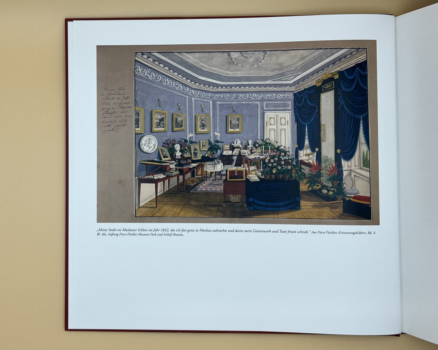 Eine Seite vom Buch Englandsouvenirs - Fürst Pücklers Reise 1826 - 1829.