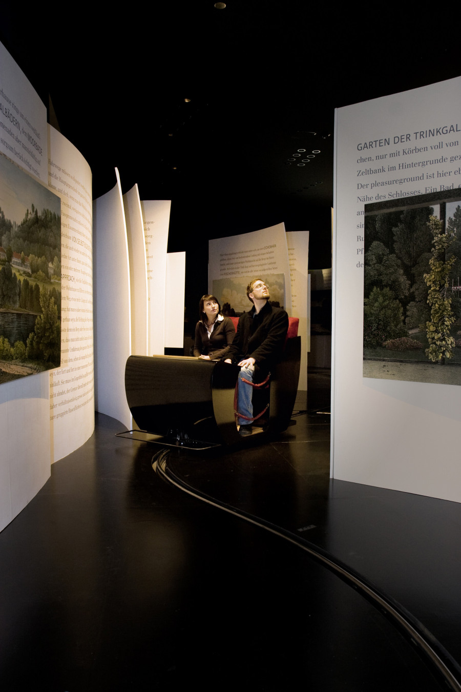 Carriage ride in the permanent exhibition