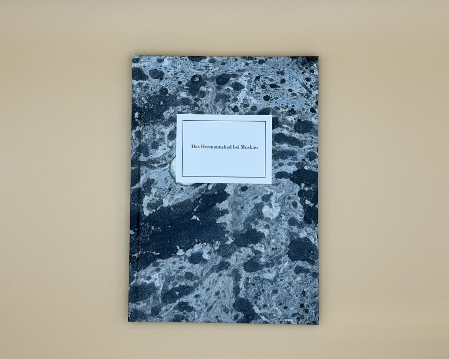 Die Titelseite vom Buch Das Hermannsbad bei Muskau.