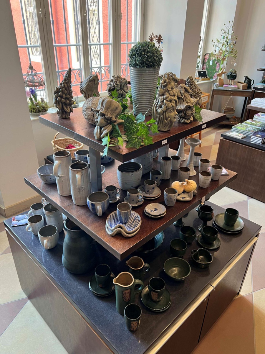 Innenansicht des Tourismuszentrums im Neuen Schloss.