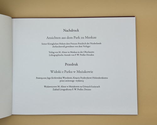 Ansichten aus dem Park zu Muskau