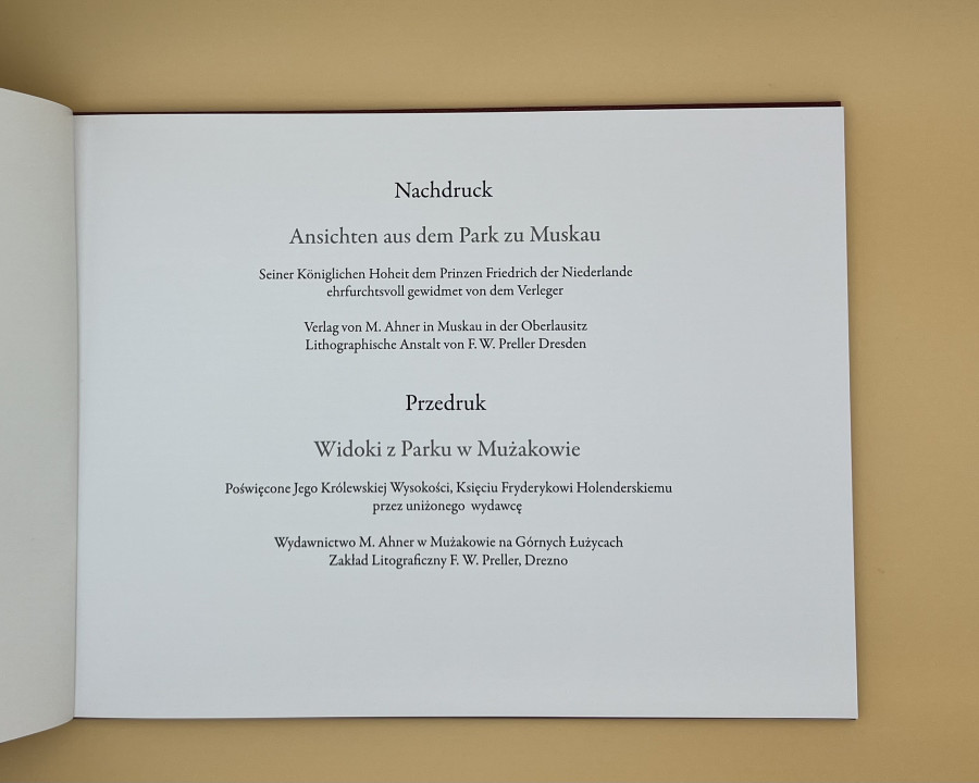 Ansichten aus dem Park zu Muskau