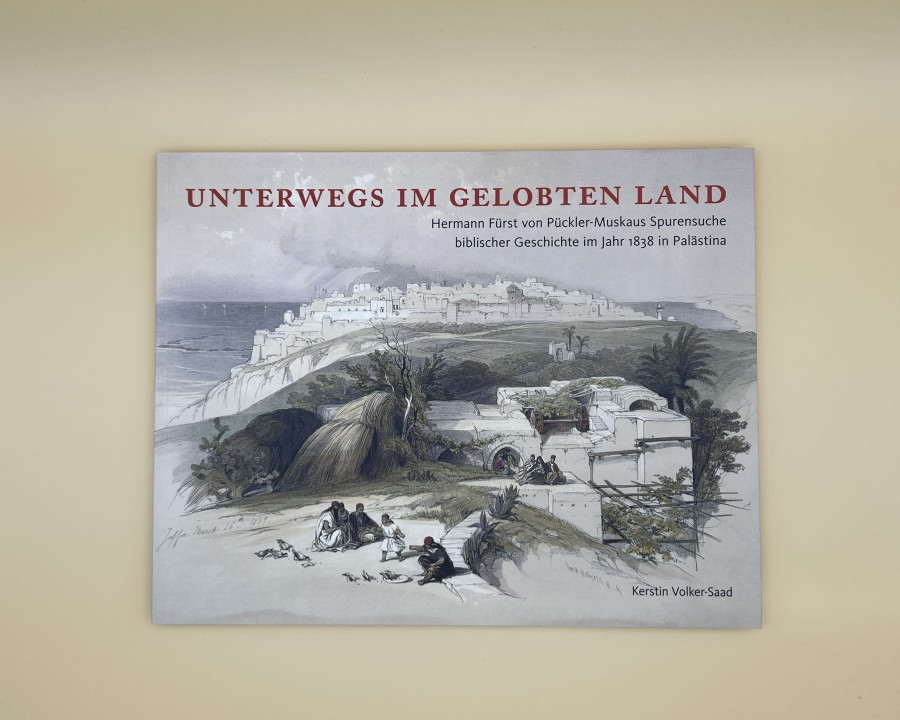Die Titelseite vom Buch Unterwegs im Gelobten Land von Dr. Kerstin Volker-Saad.
